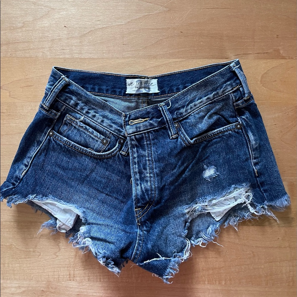 Free People jean shorts